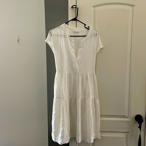 Calvin Klein size 14 white dress